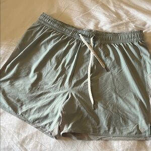 Vuori Light Green Athletic Shorts large